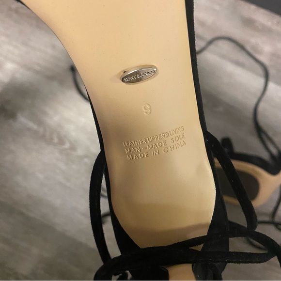 Tony Bianco | Fleur Lace Up Sandals In Black Suede Size 9 NEW - Picture 6 of 12